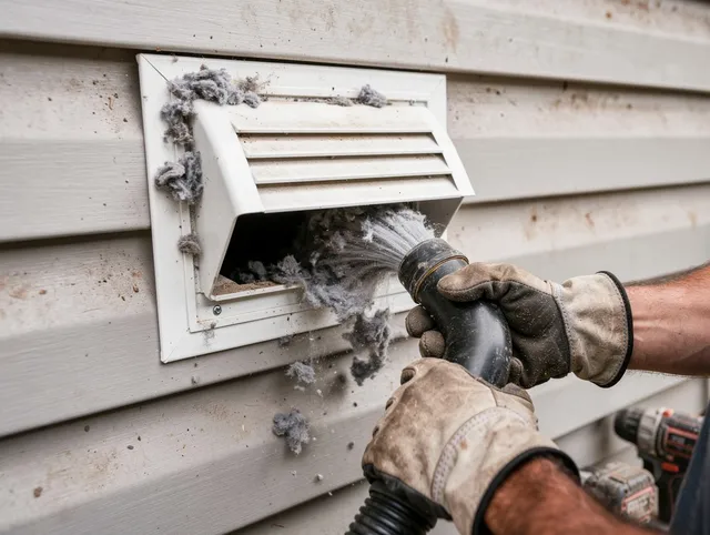 Professional dryer vent cleaning by Guilford Dryer Vent Cleaning in Guilford