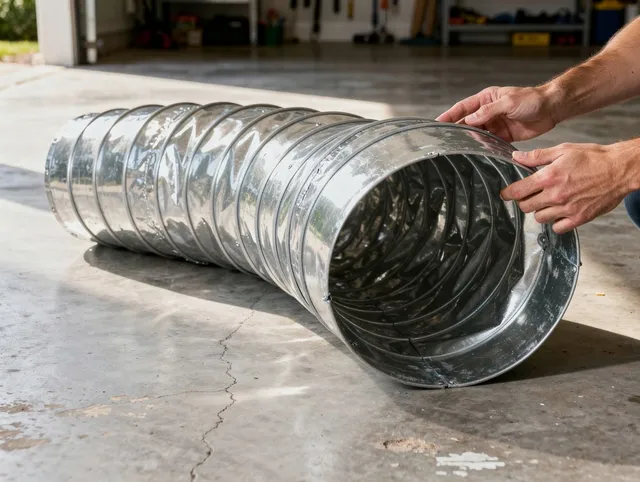 Guilford Dryer Vent Cleaning specialist using advanced equipment for thorough duct cleaning in Guilford