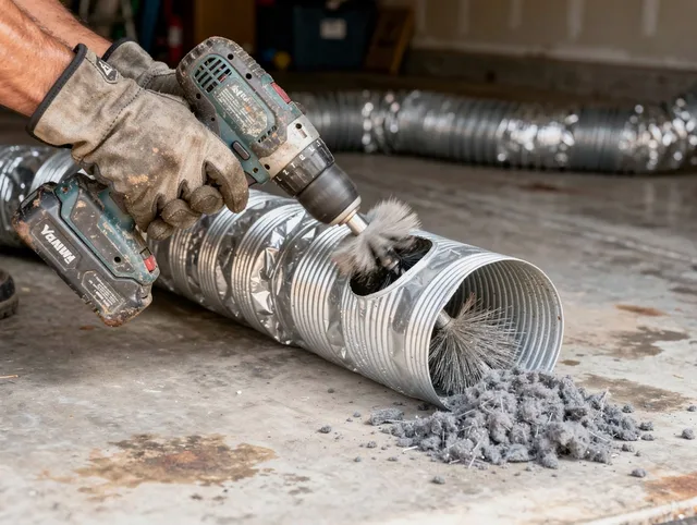 Professional duct cleaning by Guilford Dryer Vent Cleaning in Guilford